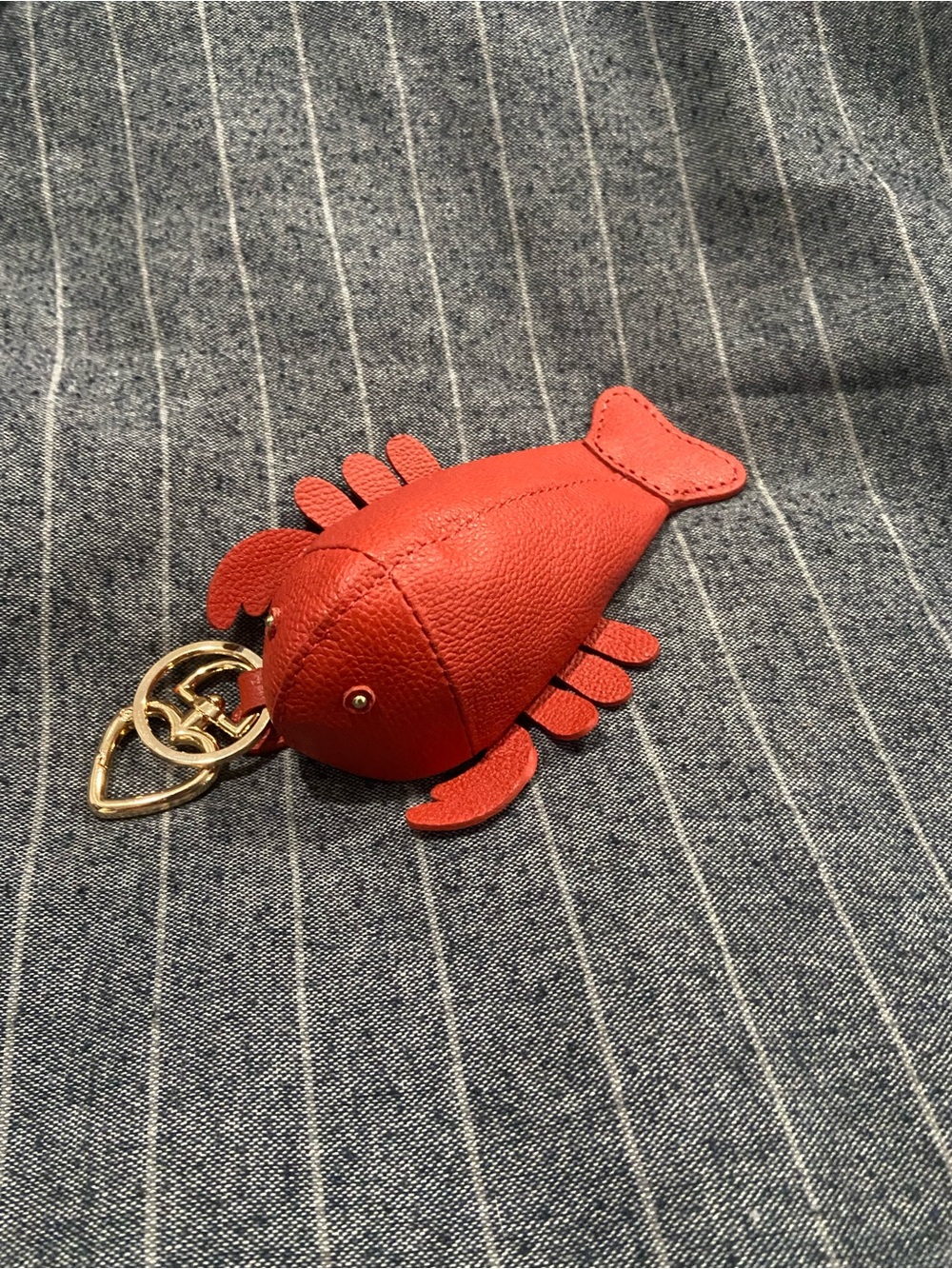 LOBSTER ZIP-POUCH BAG CHARM